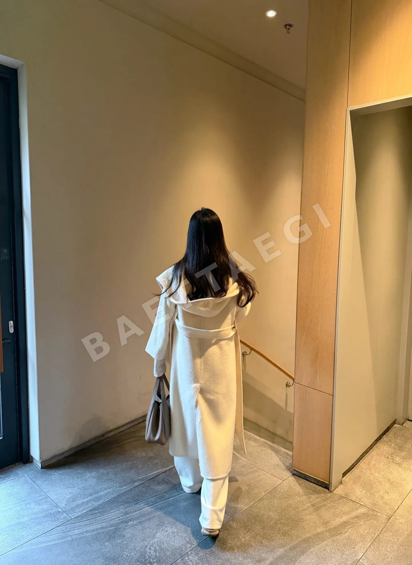 샤넬 후드 카시미야 코트 여성 자켓 상세 이미지 9