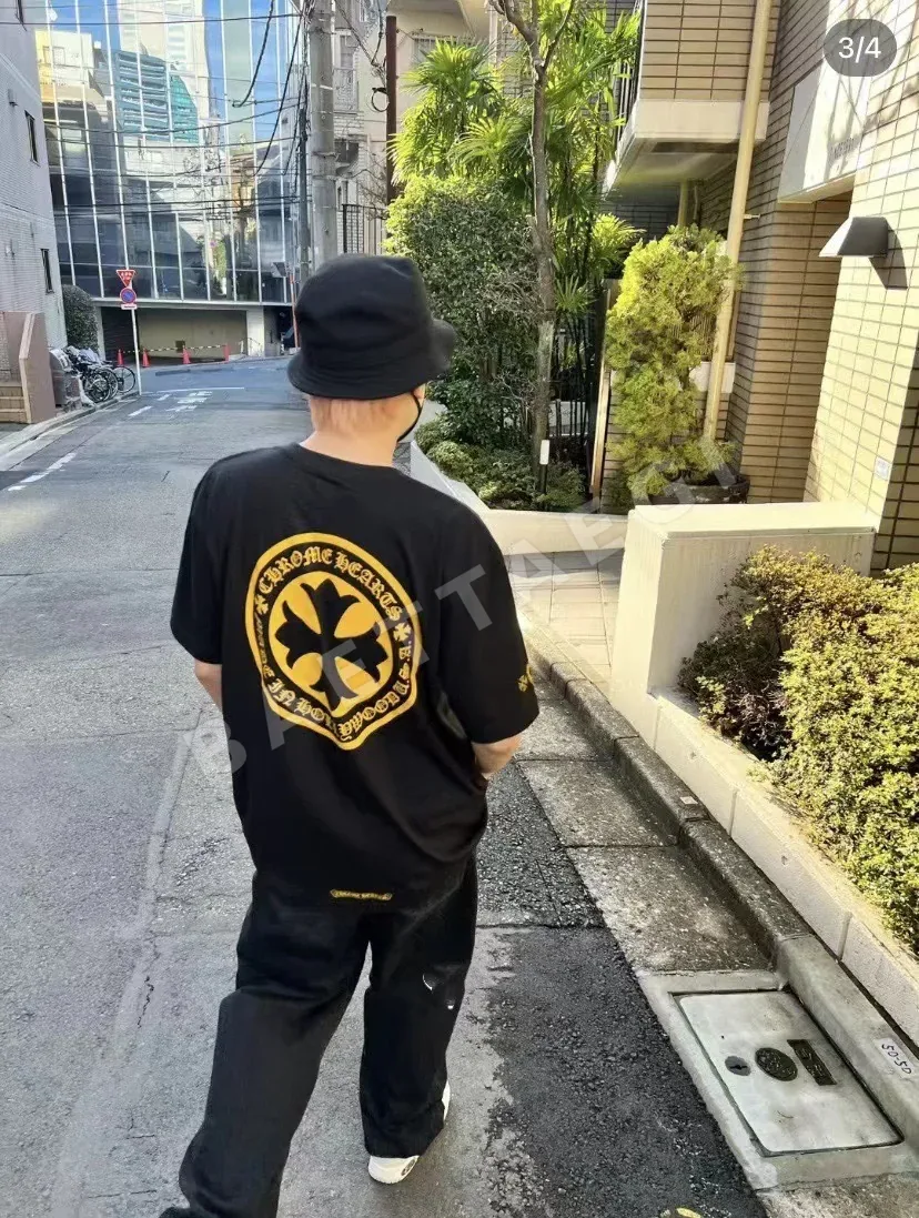 크롬하츠 골드코인 크로스 남성 반팔 티셔츠 상세 이미지 12