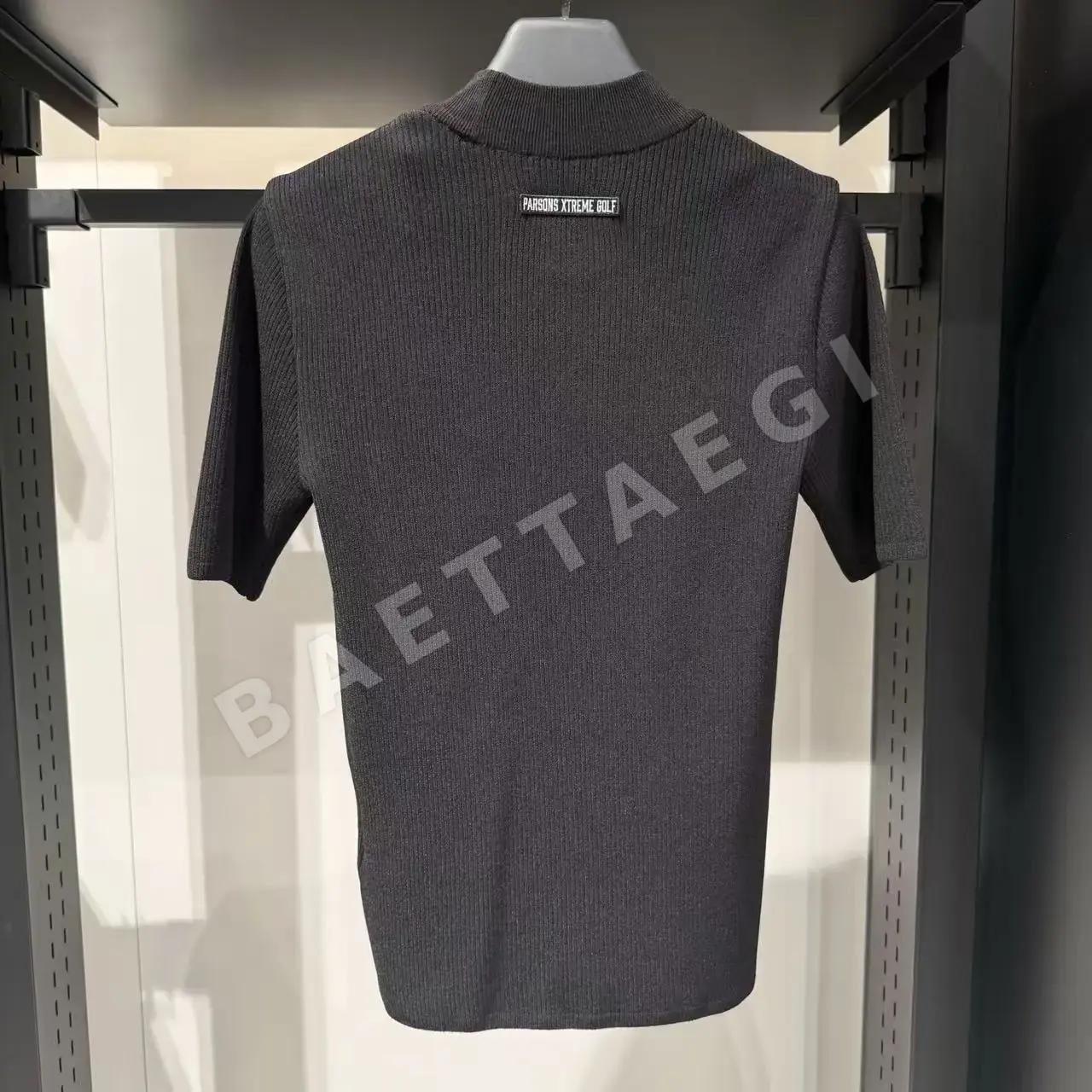 PXG 여성 쿨필 니트 반소매 탑 상세 이미지 6