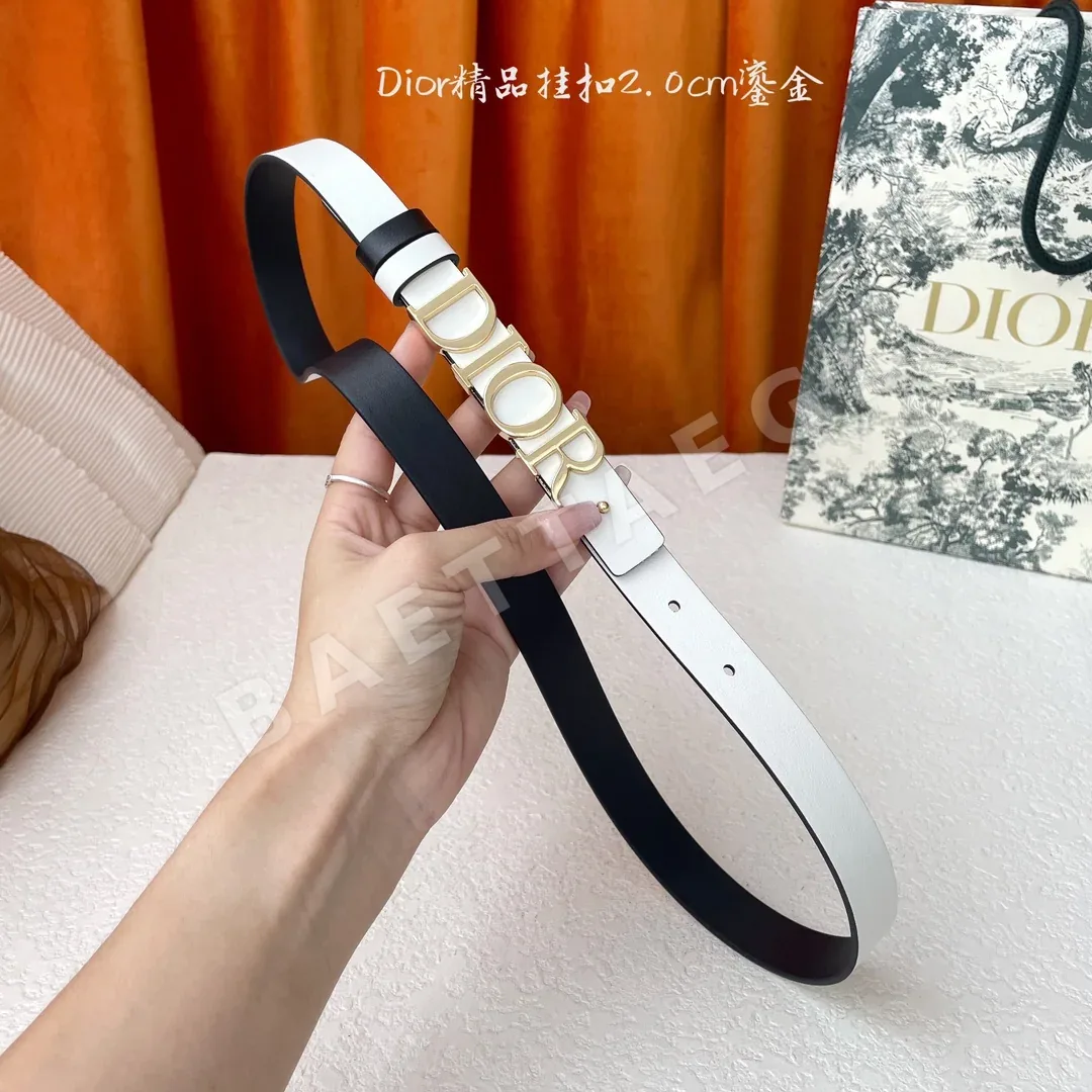 디올 양면 송아지가죽 벨트 상세 이미지 6