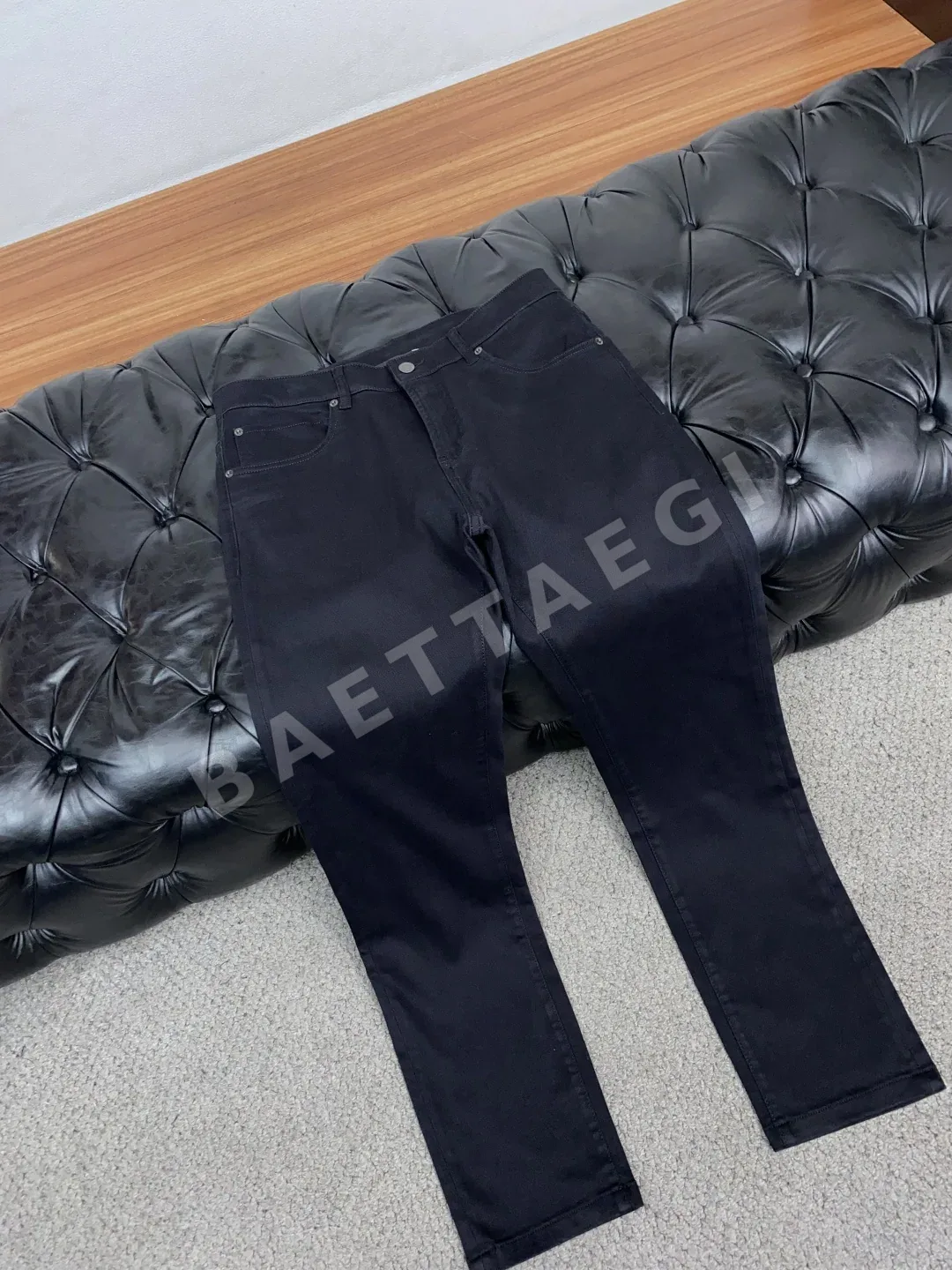 로로피아나 코마 코튼 혼방 5 포켓 남성 바지 상세 이미지 6