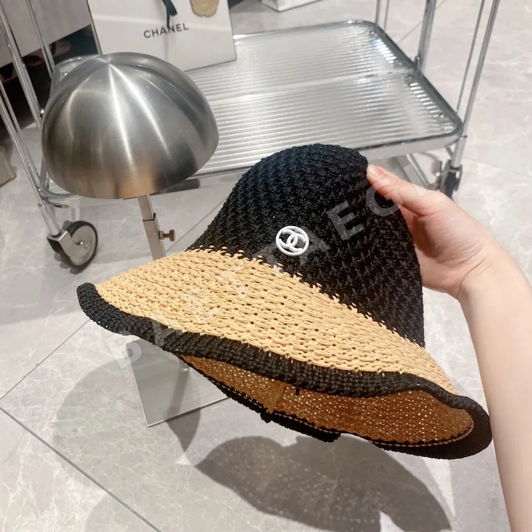 샤넬 스트로 버킷 햇 모자 상세 이미지 4