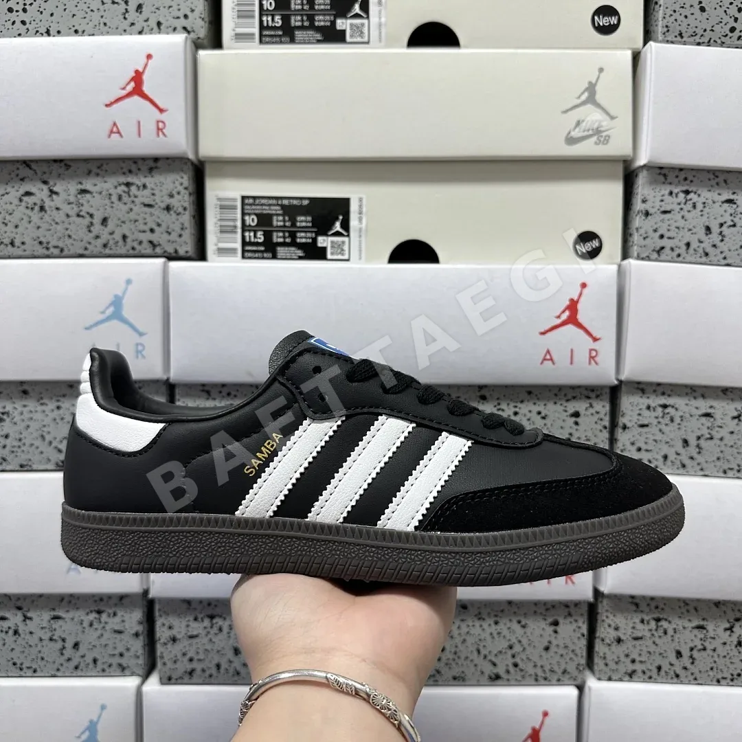 아디다스 [WZ] 삼바 OG B75807 200691 Adidas Samba OG Black White Gum 상세 이미지 10