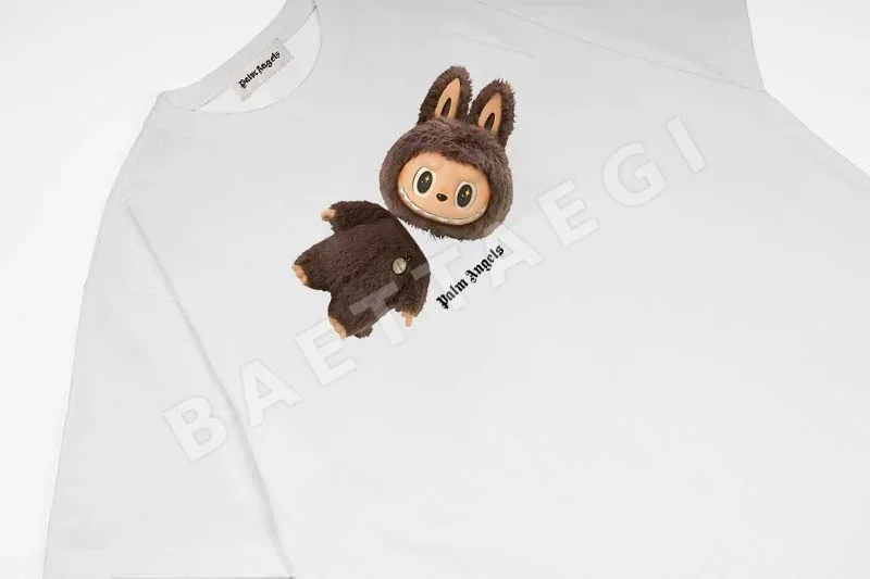 팜엔젤스 러브 레터 로고 남성 반팔 티셔츠 상세 이미지 7