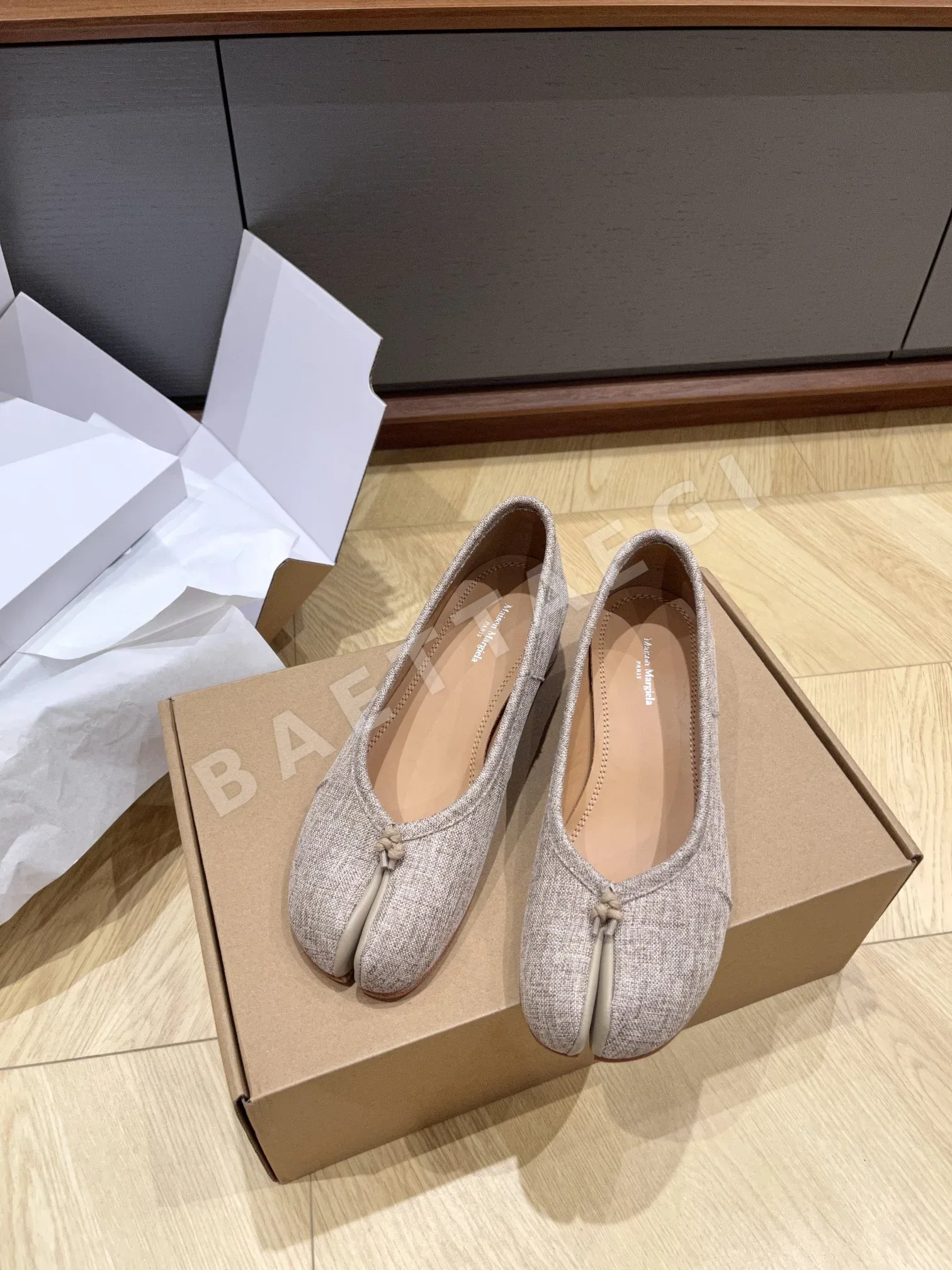 마르지엘라 MM6 미드힐 스플릿토 슈즈 신발 9172