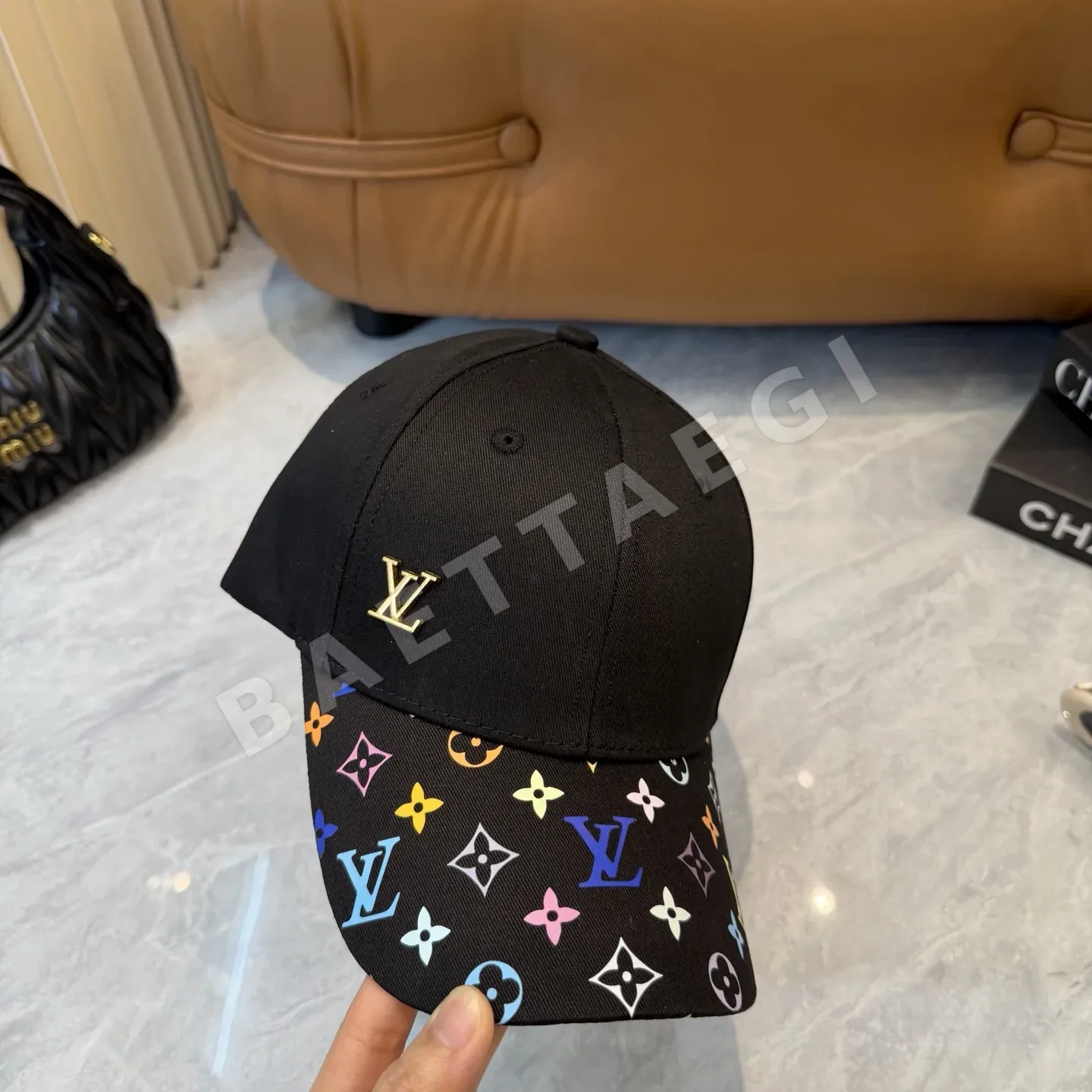 루이비통 자수 베이스볼 모자 상세 이미지 2