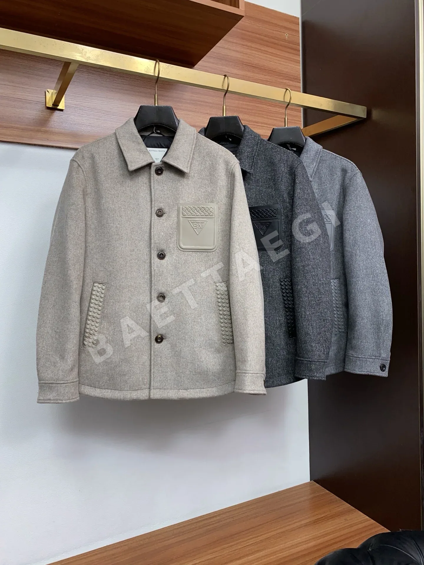 보테가베네타 울 다운 슬림핏 남성 자켓 상세 이미지 9