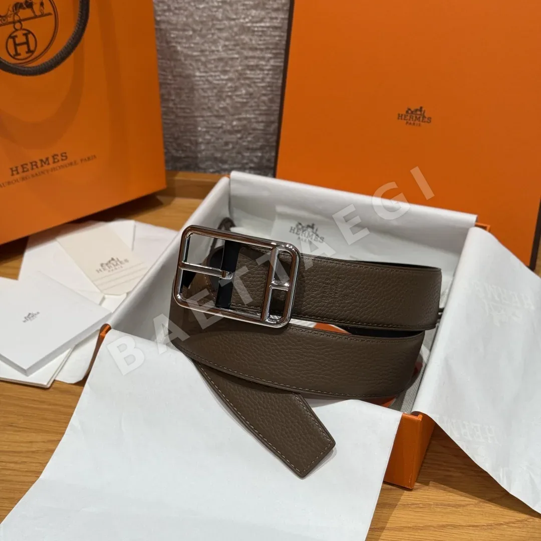 에르메스 하프 코드 리버시블 가죽 벨트 176361
