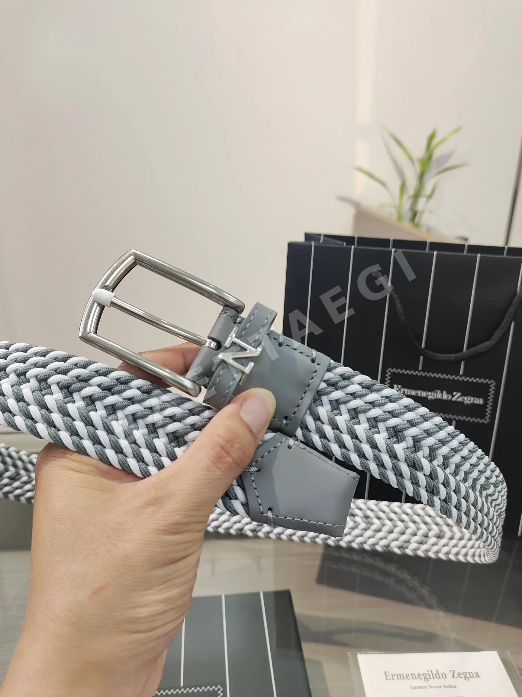제냐 벨트 59240 Zegna Belt 상세 이미지 3