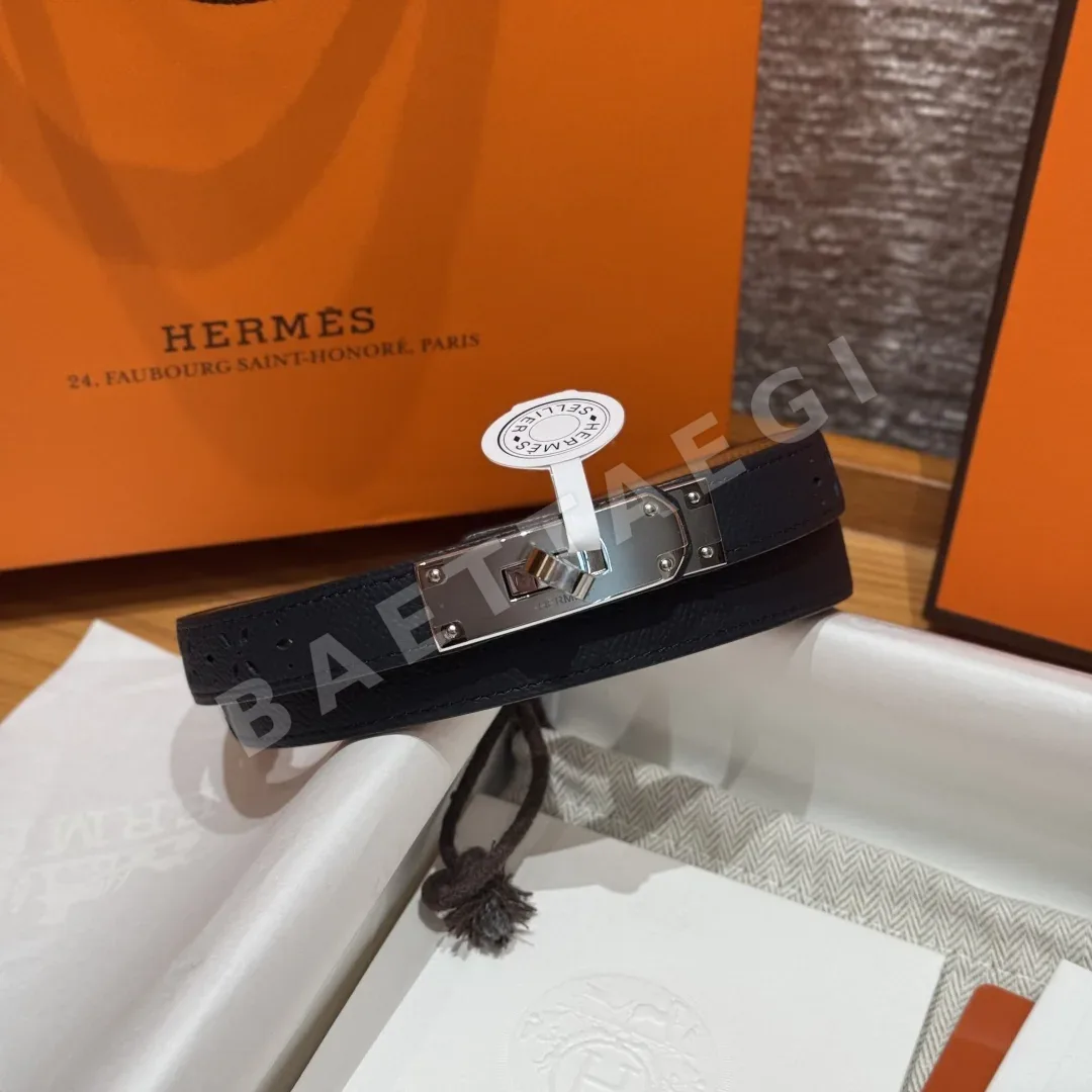 에르메스 켈리 버클 스테인리스 스틸 벨트 상세 이미지 3