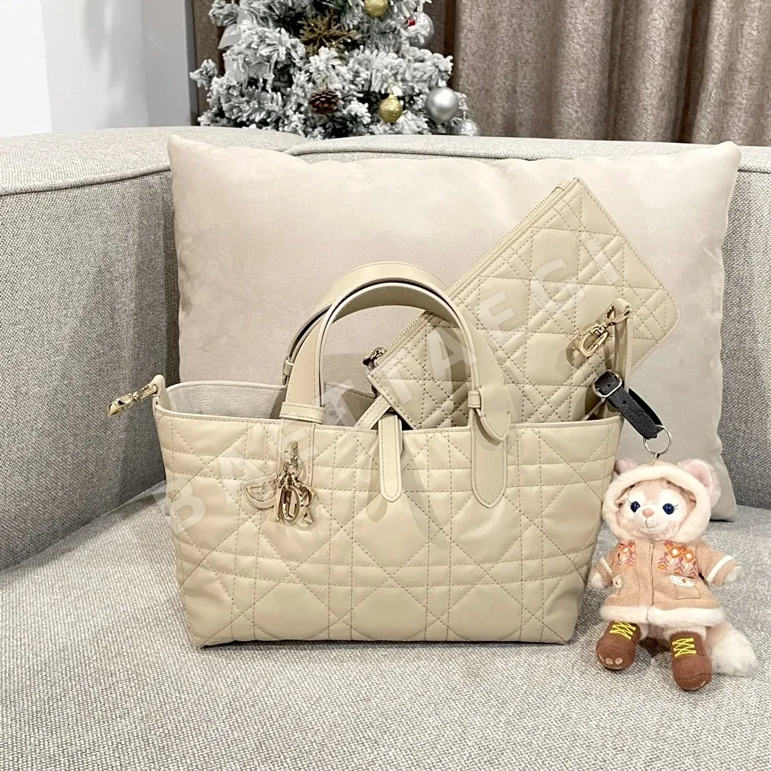 디올 투주르 베이지 스몰 토트백 상세 이미지 3
