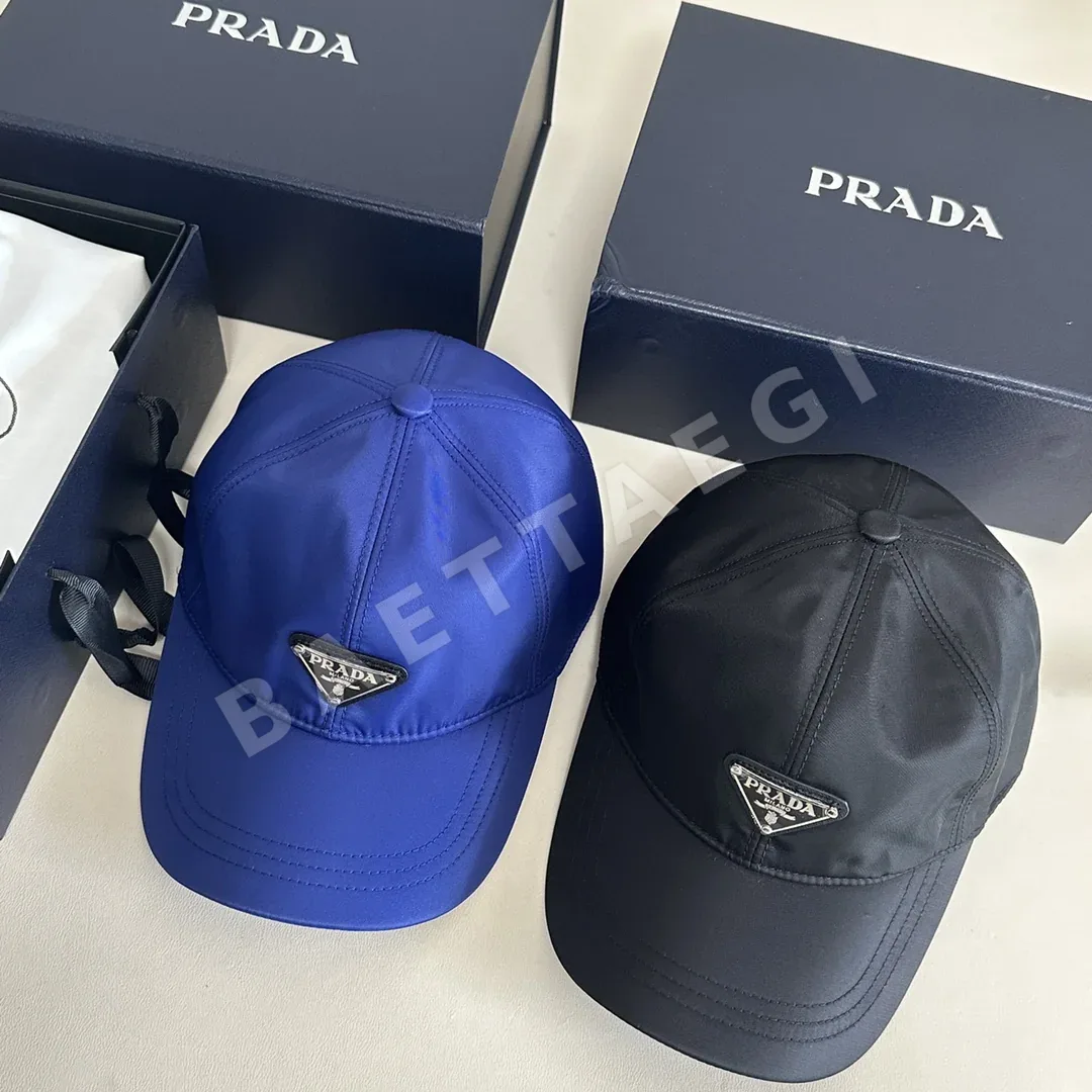 프라다 재활용 나일론 방수 야구모자 84854