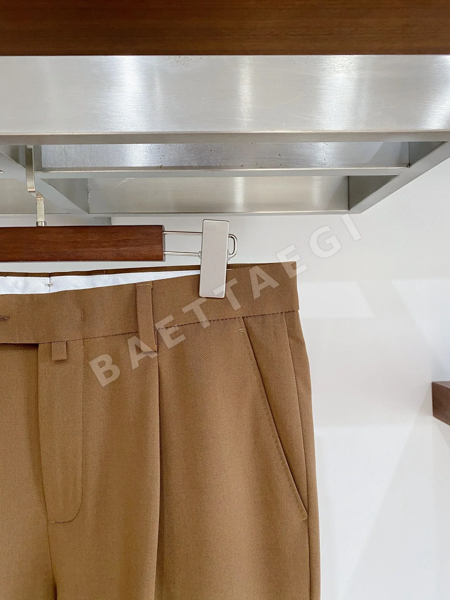 로로피아나 울 혼방 남성 바지 상세 이미지 3