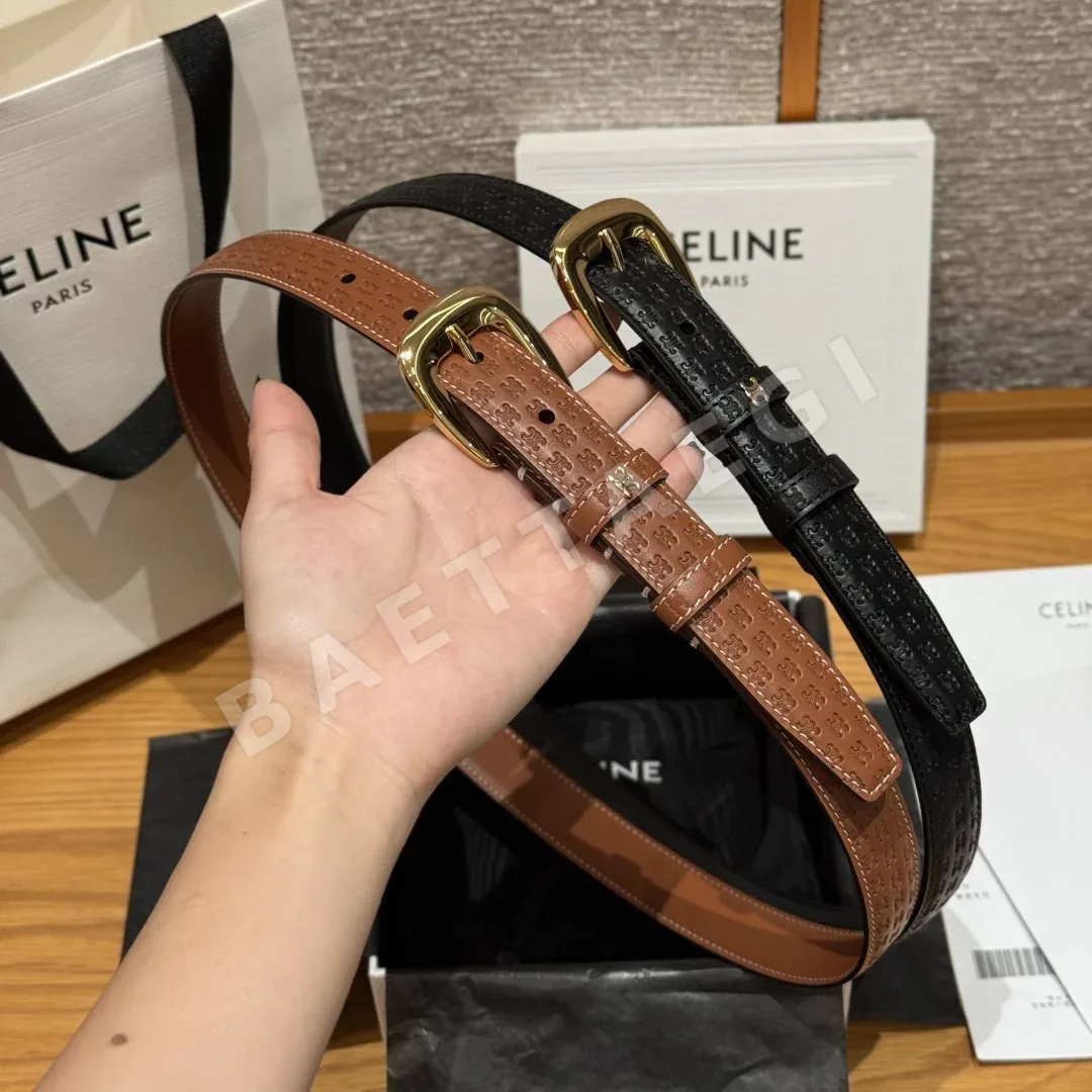 셀린느 엠보싱 카프스킨 여성 벨트 171520