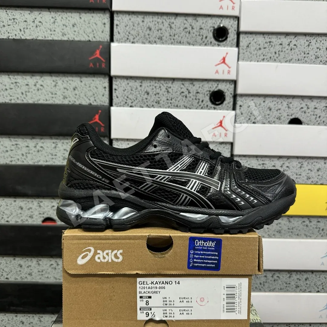 아식스 [LZ] 젤 카야노 14 1201A019-006 200590 Asics Gel-Kayano 14 Black Pure Silver