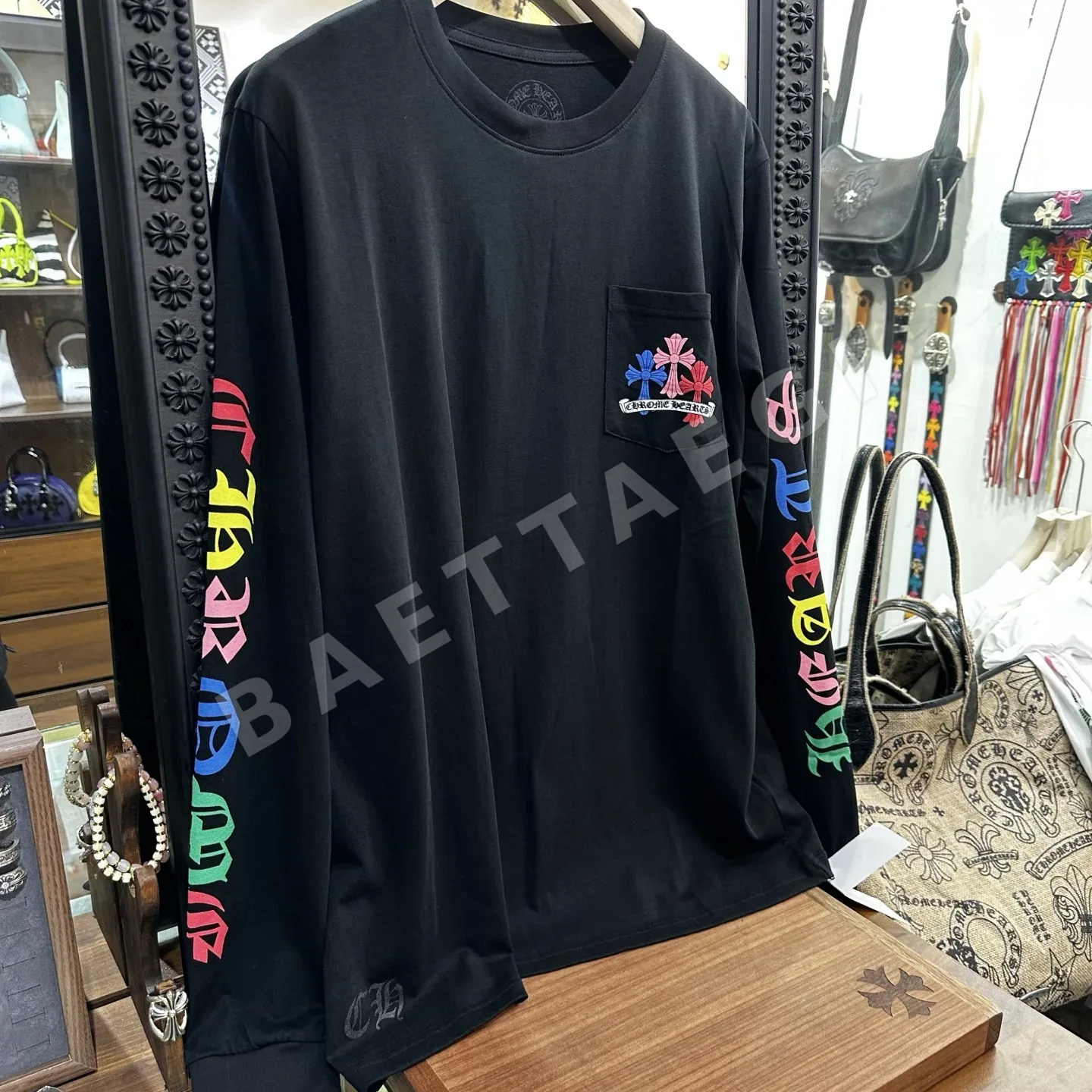 크롬하츠 컬러풀 크로스 남성 긴팔 163895