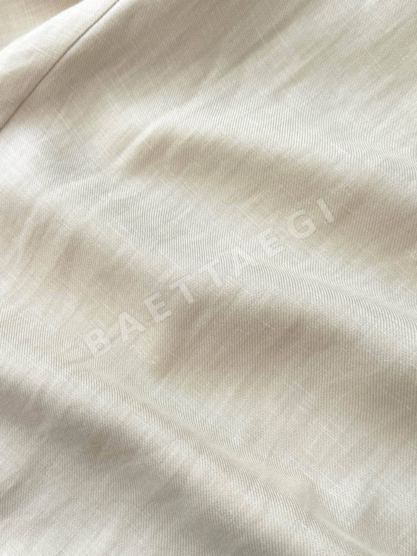 로로피아나 줄리오 고무 허리 린넨 바지 상세 이미지 8