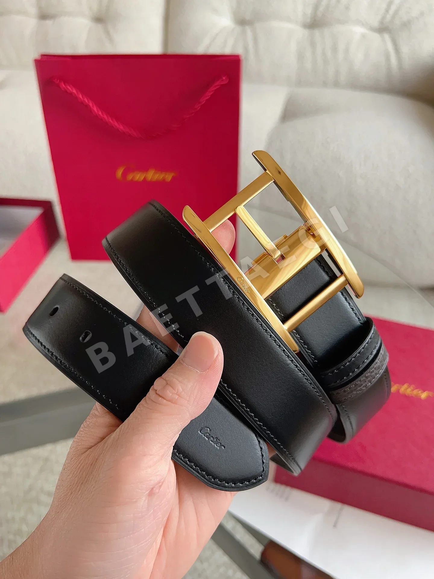 까르띠에 클래식 벨트 57194
