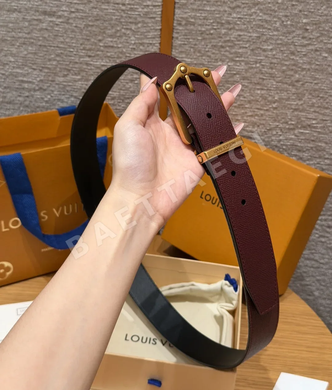 루이비통 프록 35mm 리버시블 벨트 상세 이미지 4