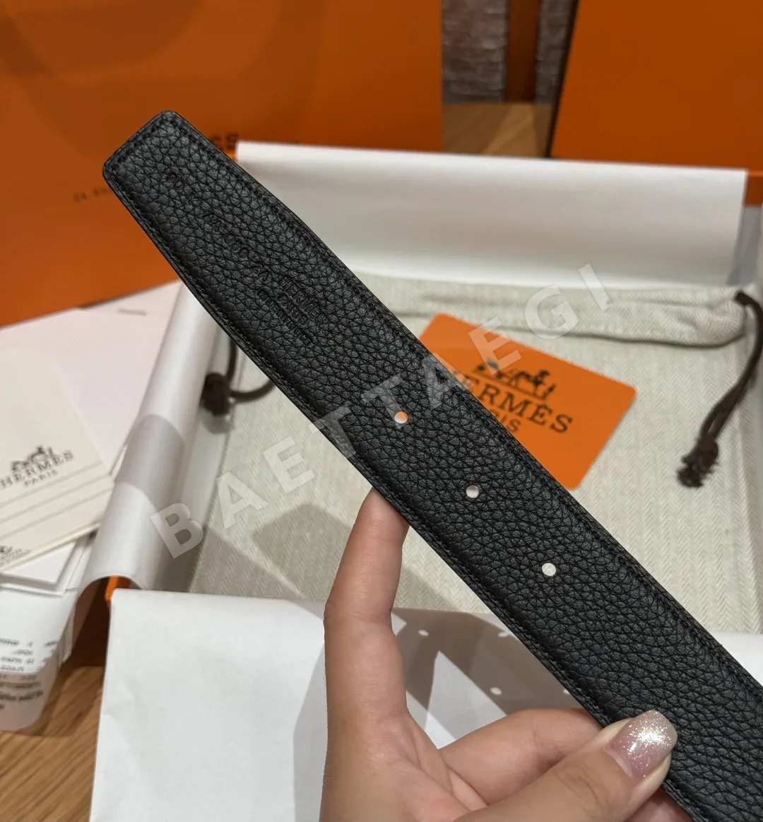 에르메스 H 버클 리버시블 가죽 벨트 32mm 상세 이미지 8