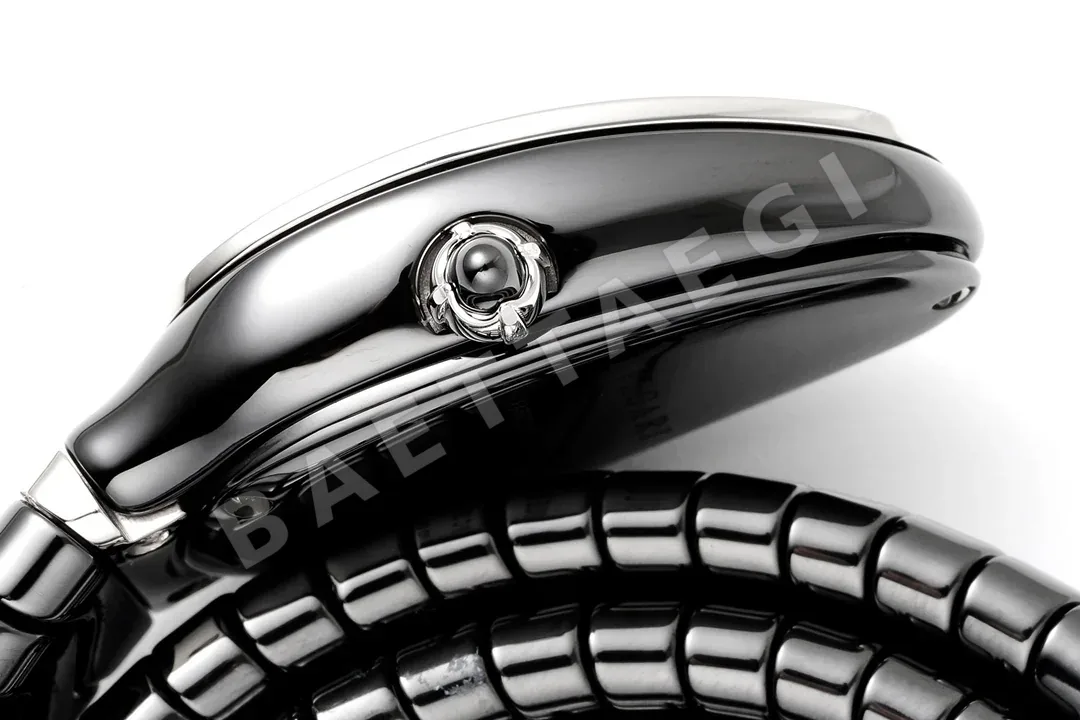 불가리 세르펜티 투보가스 세라믹 사파이어 쿼츠 여성 시계 레플리카 45009 Bvlgari 상세 이미지 6
