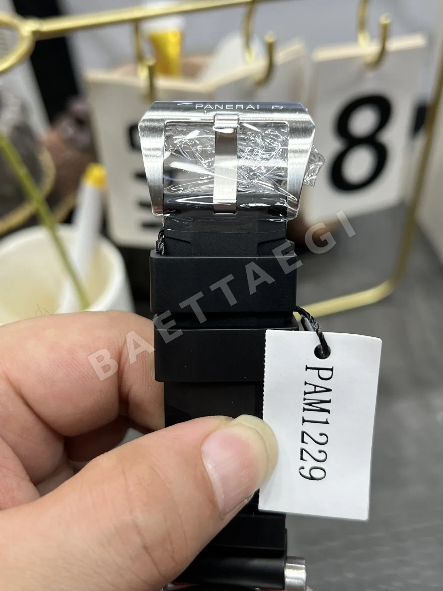 파네라이 PAM1229 블루 바늘 자동 시계 상세 이미지 8