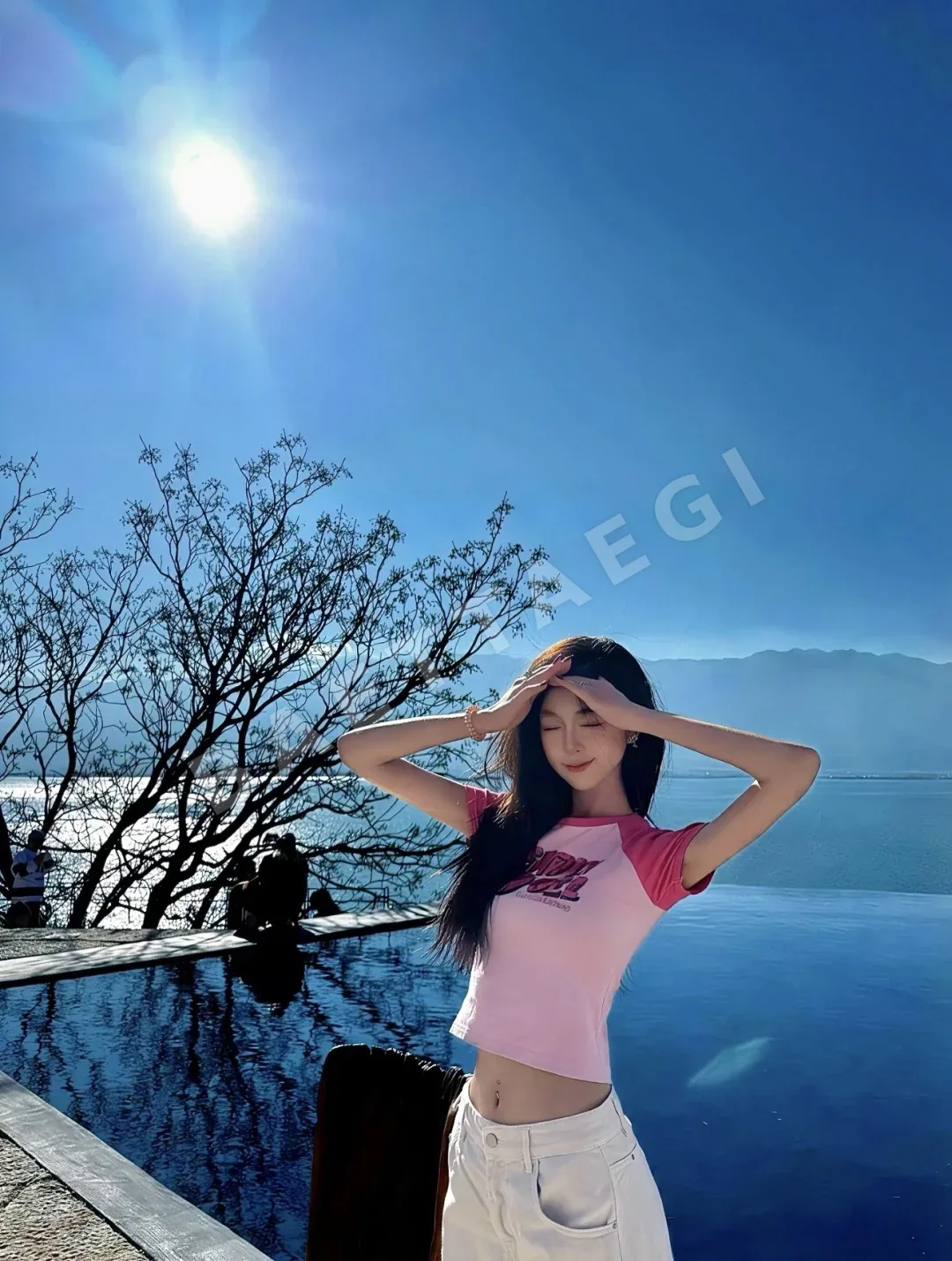 크롬하츠 래글런 슬리브 여성 반팔 티셔츠 상세 이미지 9