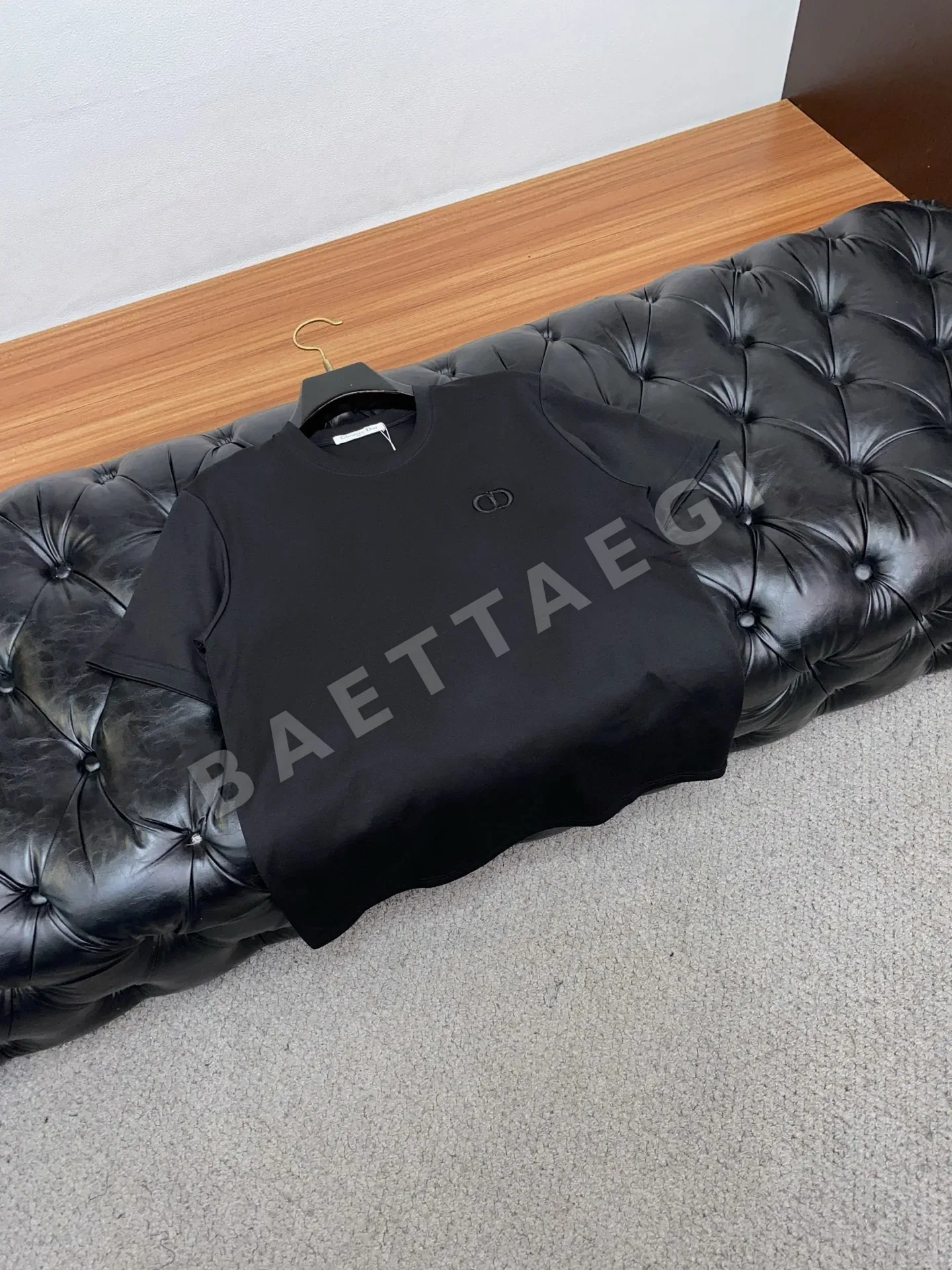 디올 코튼 크루넥 반팔 티셔츠 상세 이미지 7