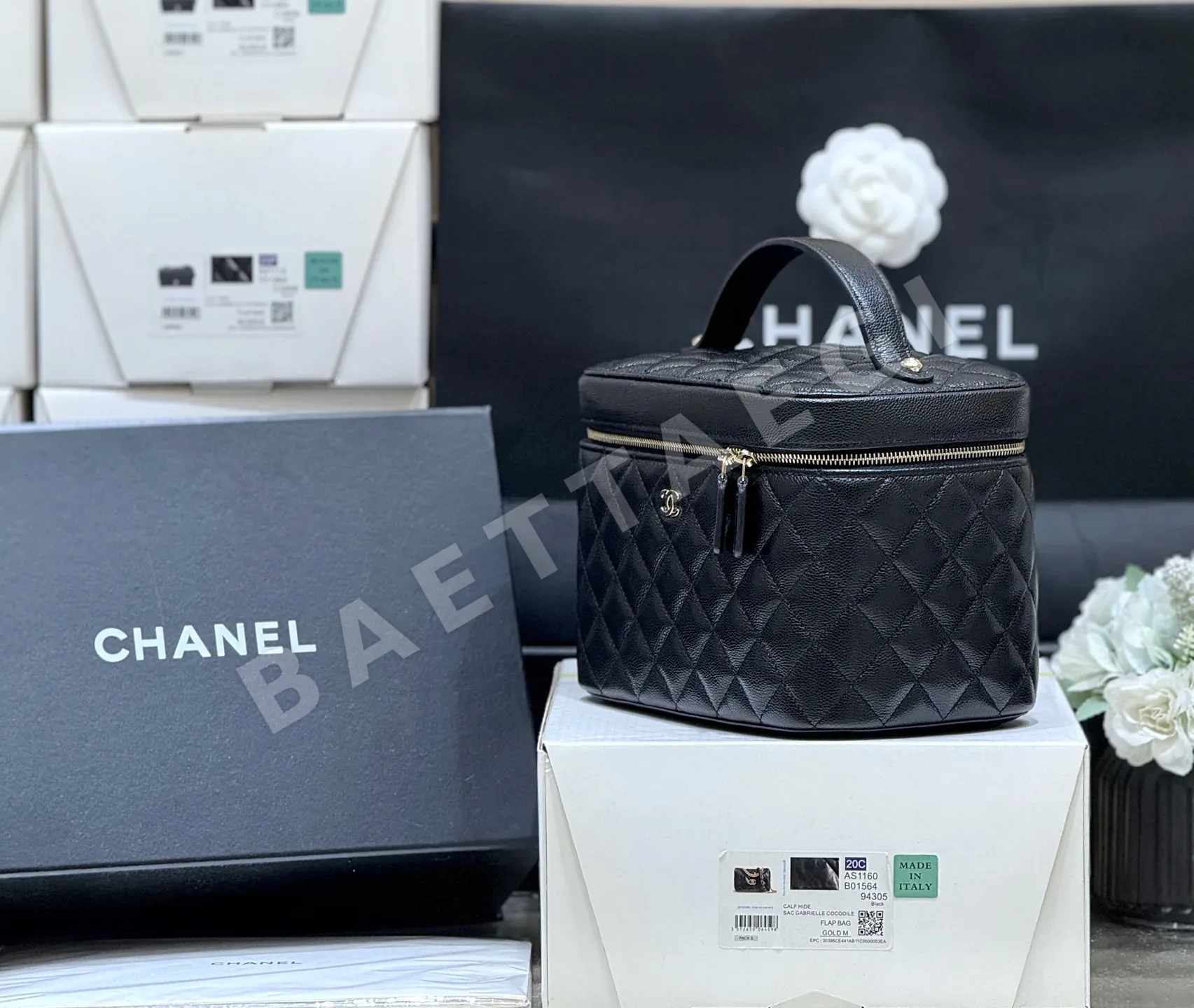 샤넬 25C 화장대 메이크업 케이스 가방 AP2573 상세 이미지 3