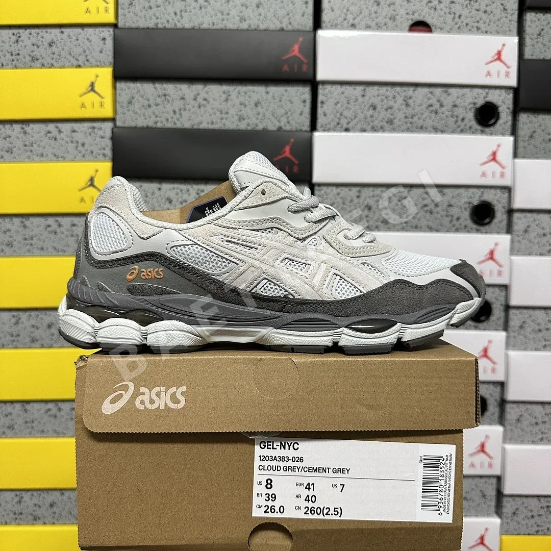 아식스 [M] 젤 NYC 1203A383-026 200494 Asics Gel-NYC Cloud Grey Cement Grey