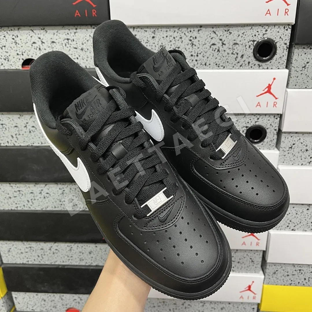 나이키 [GX] 에어 포스 1 로우 CU9225-002 201207 Nike Air Force 1 Low Supreme Black White 상세 이미지 3