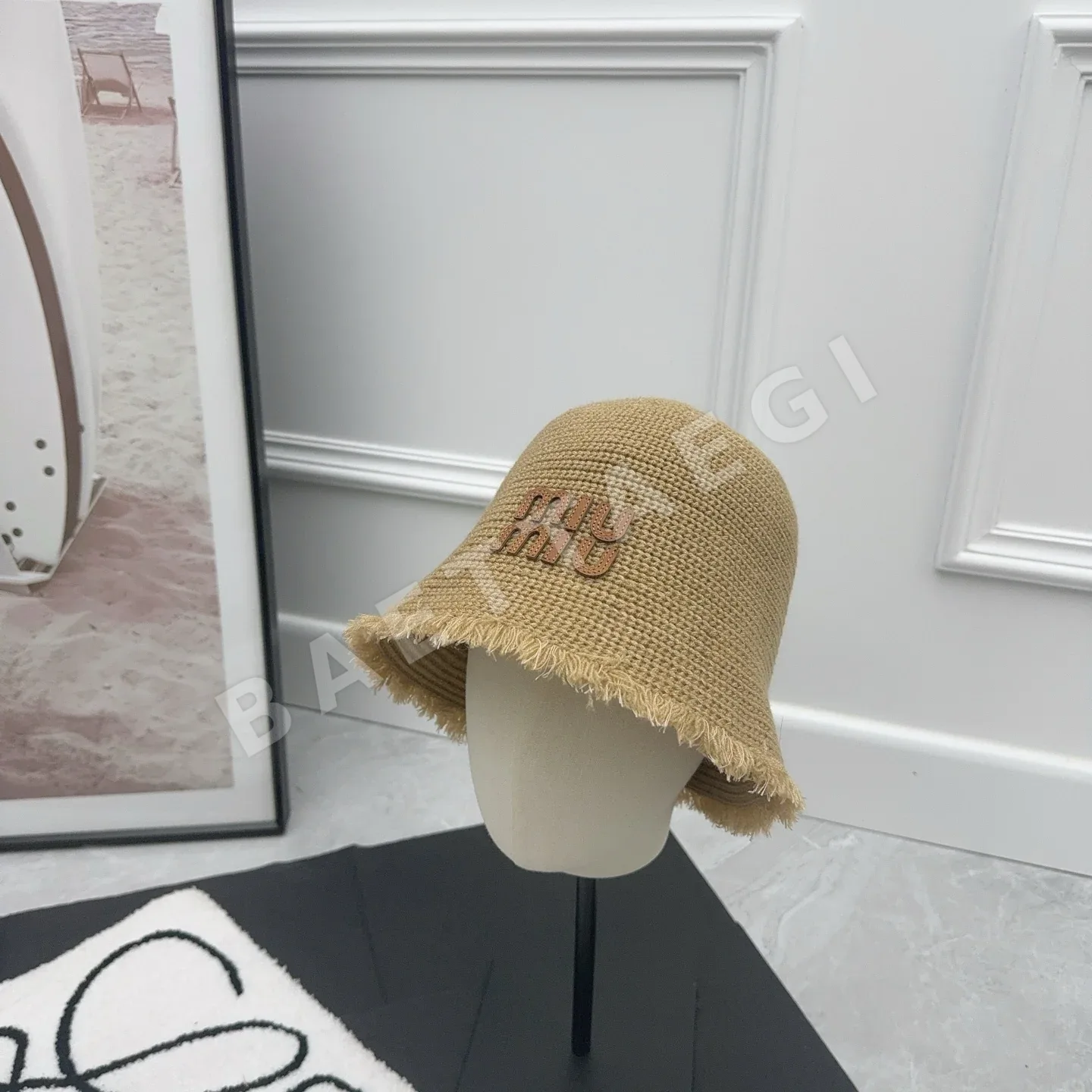 미우미우 모자 80915 Miu Miu Cap 상세 이미지 4
