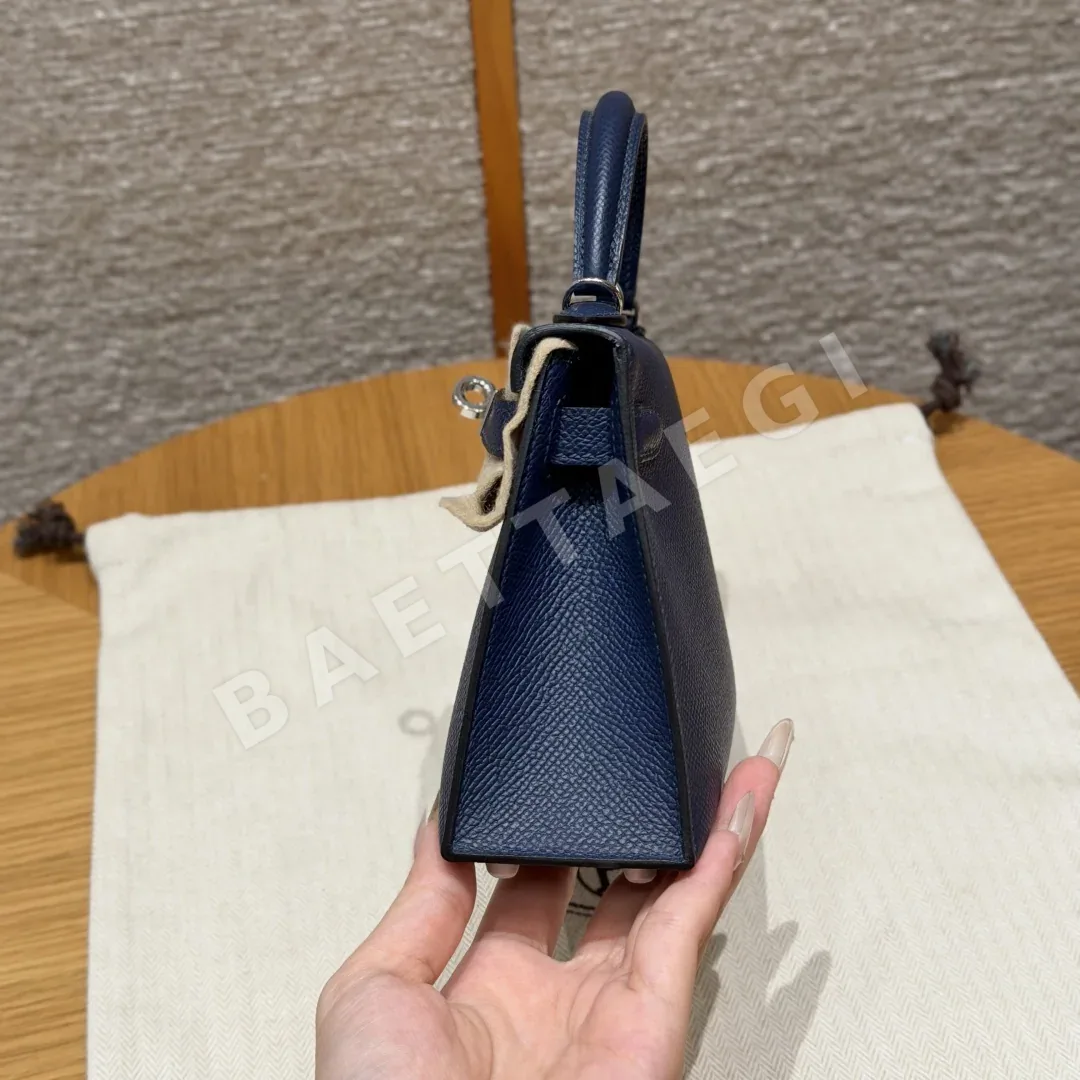 에르메스 켈리 미니 2 사파이어 블루 가방 상세 이미지 4