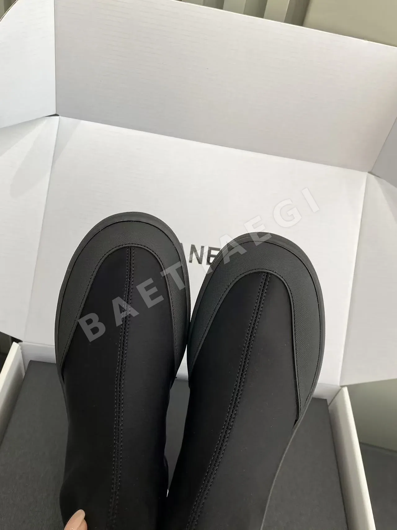 샤넬 비치 더블 C 엘라스틱 앵클 부츠 상세 이미지 4