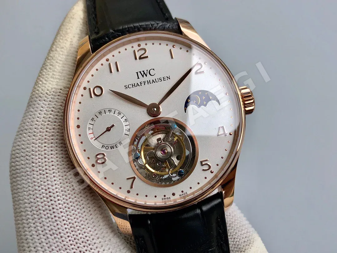 IWC 포르투기저 투르비용 문페이즈 파워리저브 시계 상세 이미지 2