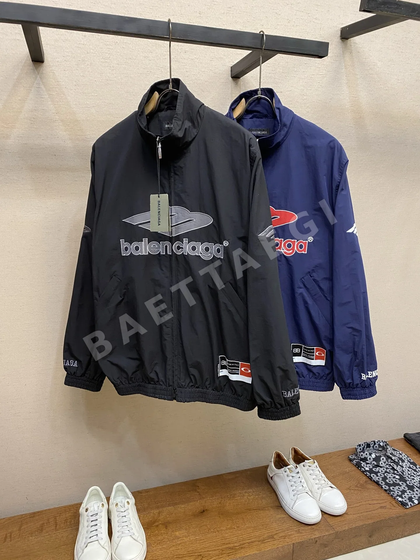 발렌시아가 남성 테크니컬 포플린 자켓 상세 이미지 3