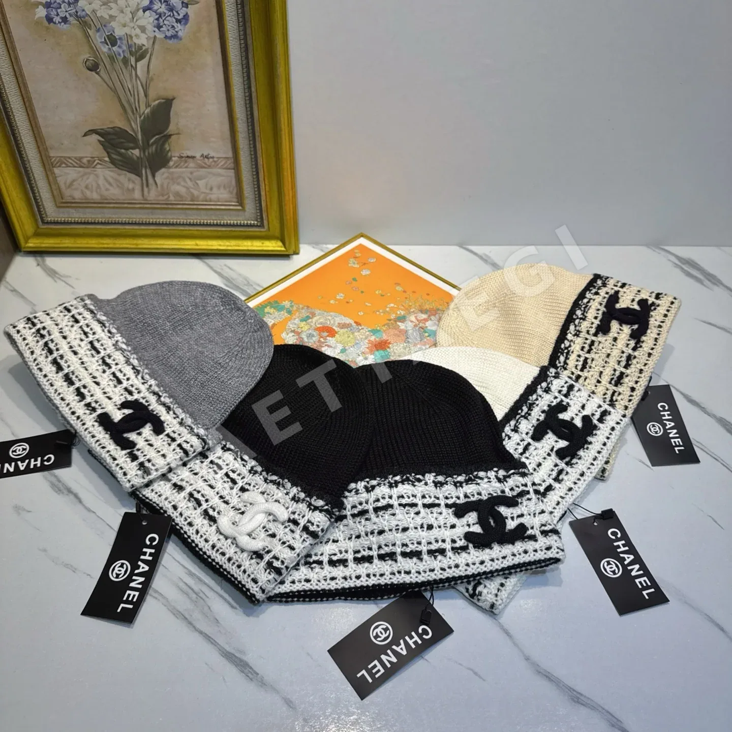 샤넬 울 모자 상세 이미지 7