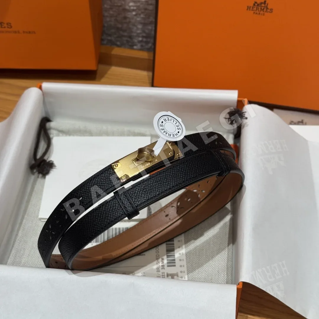 에르메스 켈리 버클 중공 벨트 18mm 벨트 상세 이미지 2