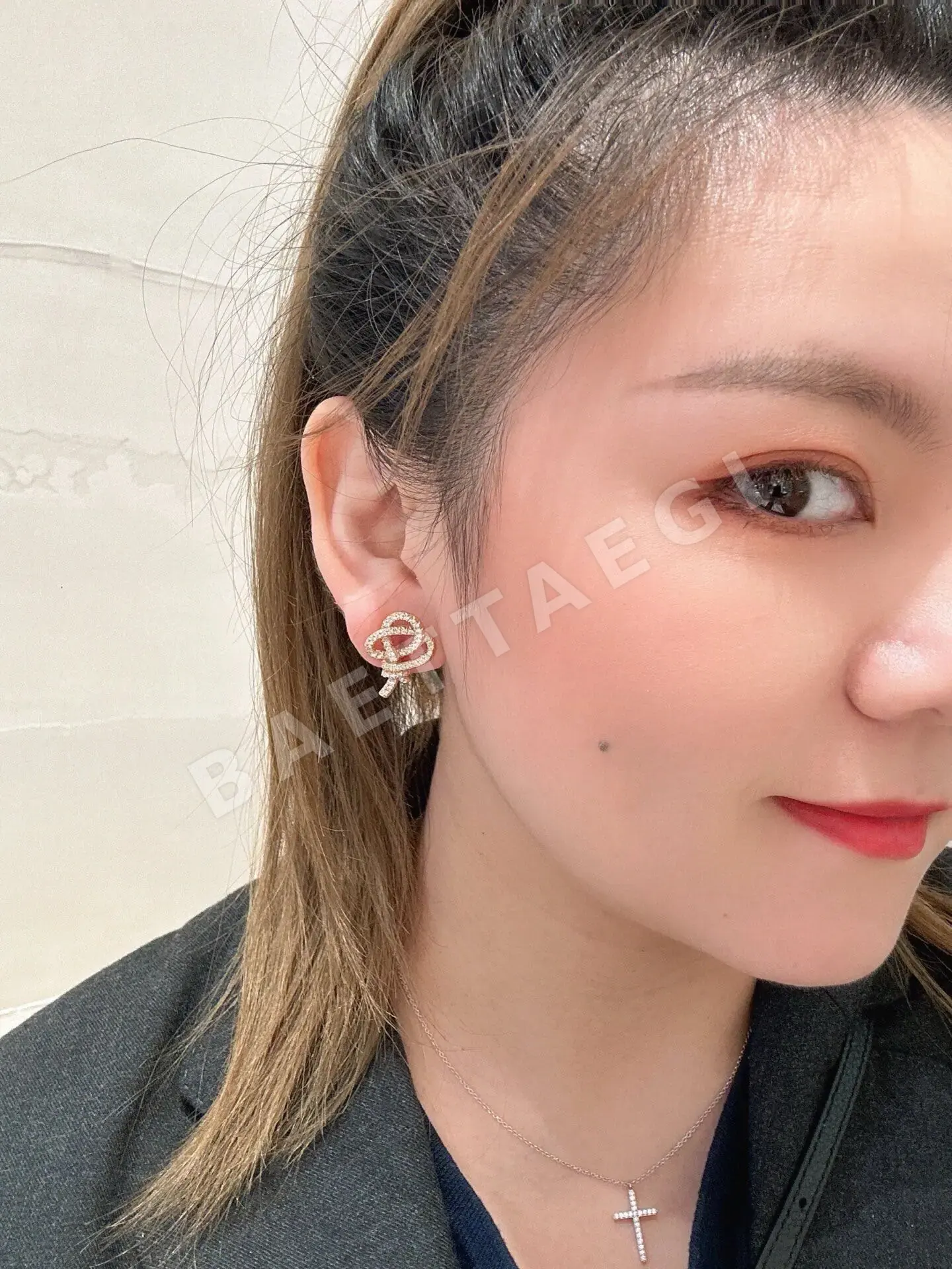 티파니 키 다이아몬드 귀걸이 상세 이미지 2