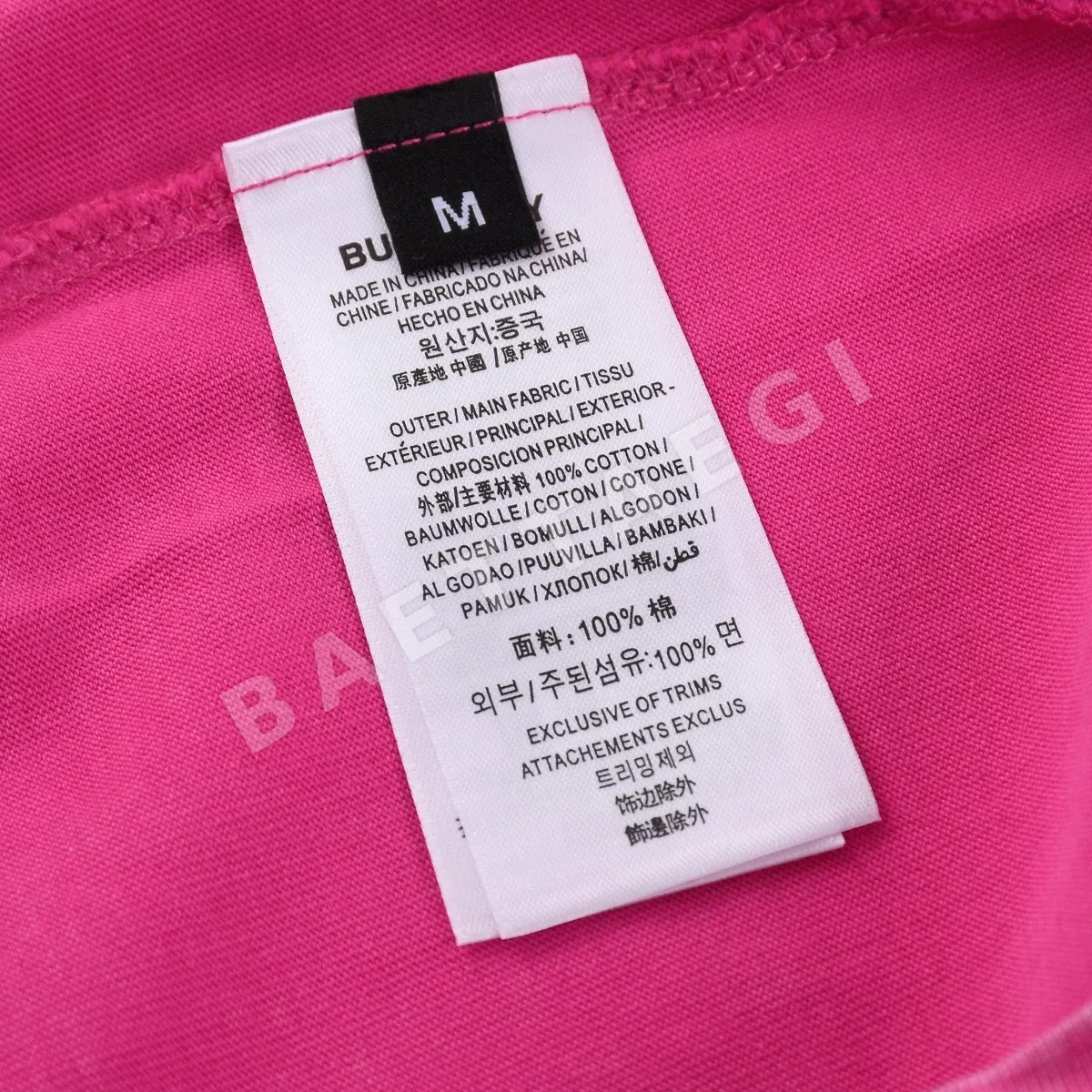 버버리 뉴호스 로고 여성 반팔 티셔츠 상세 이미지 7