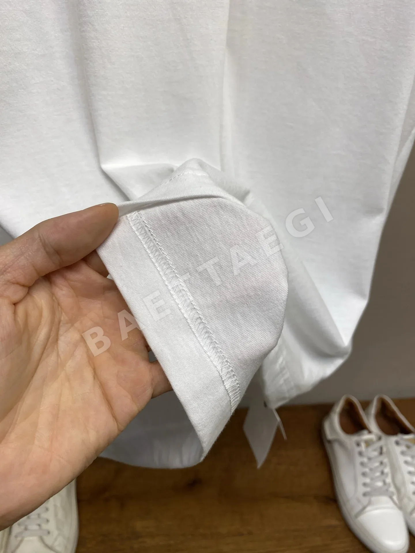 크롬하츠 레터 프린트 남성 반팔 티셔츠 상세 이미지 8