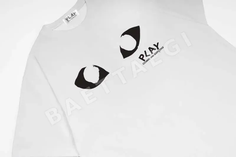 꼼데가르송 플레이 빅아이즈하트 여성 반팔 티셔츠 상세 이미지 11