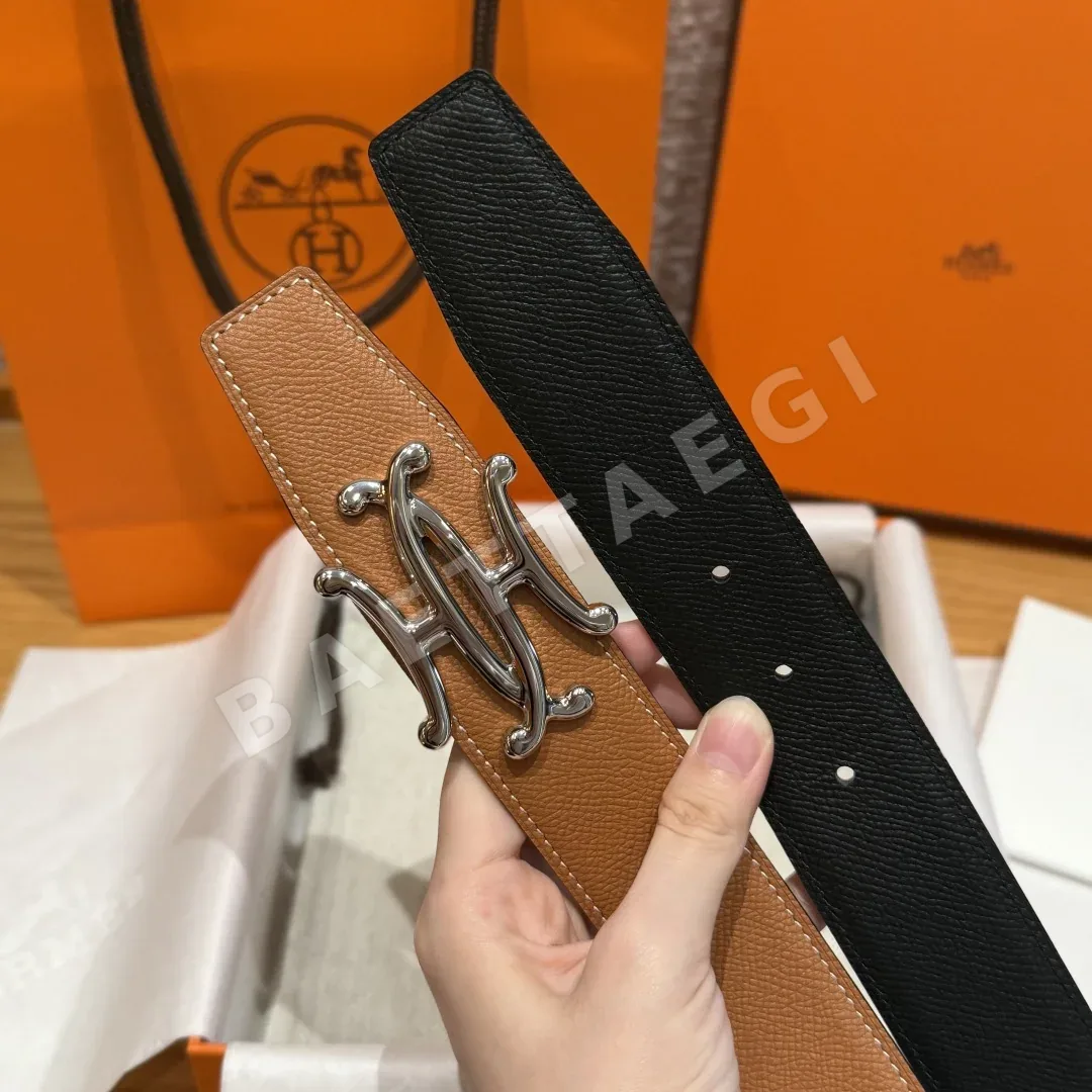 에르메스 리버시블 남성 벨트 상세 이미지 5