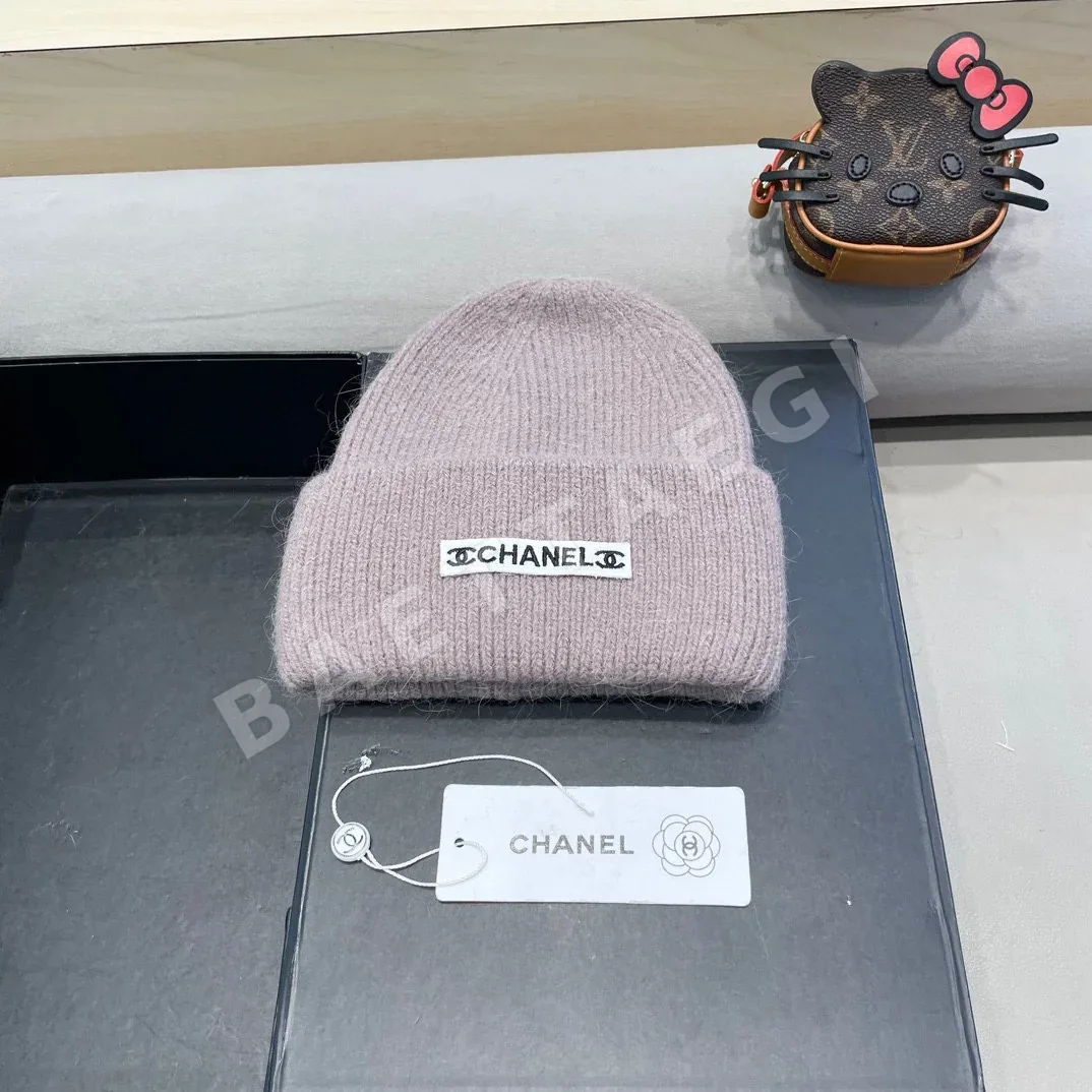 샤넬 더블 C 니트 비니 모자 상세 이미지 1