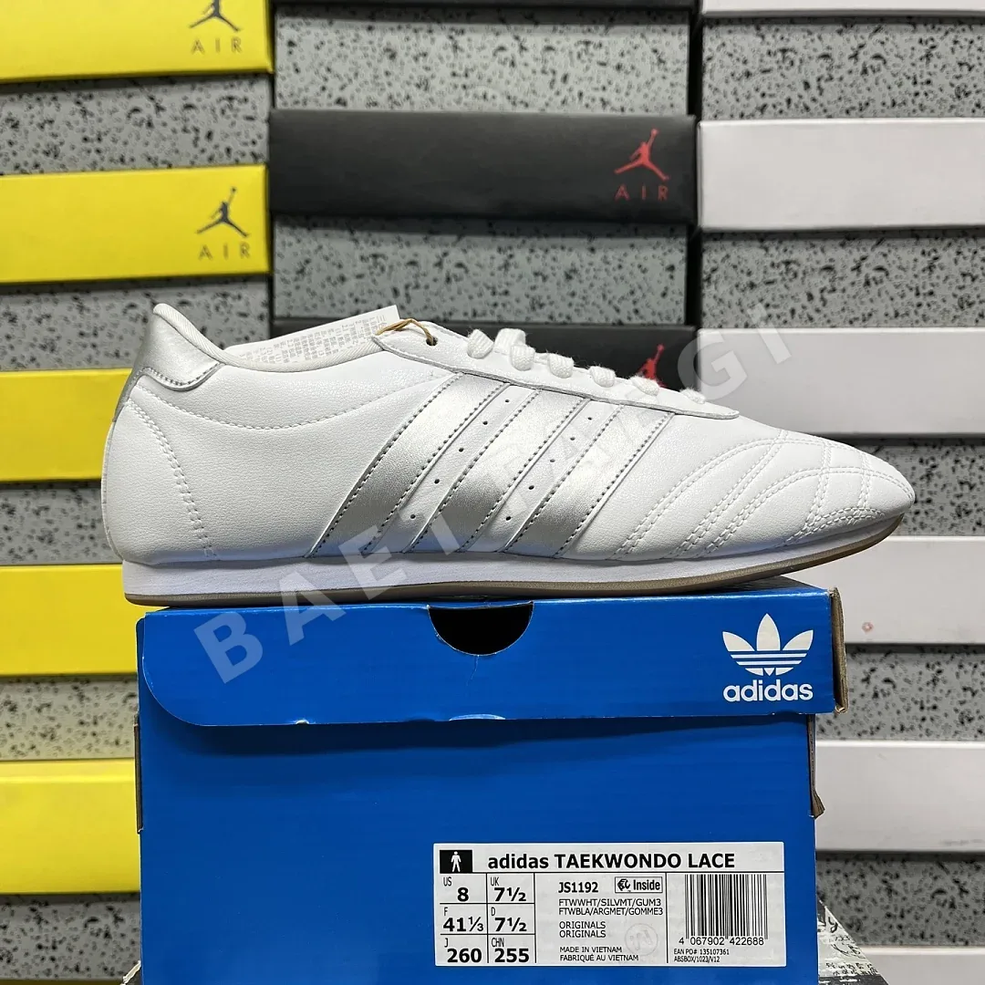 아디다스 [GOD] 태권도 JS1192 200846 Adidas Taekwondo Cloud White Silver Metallic Gum