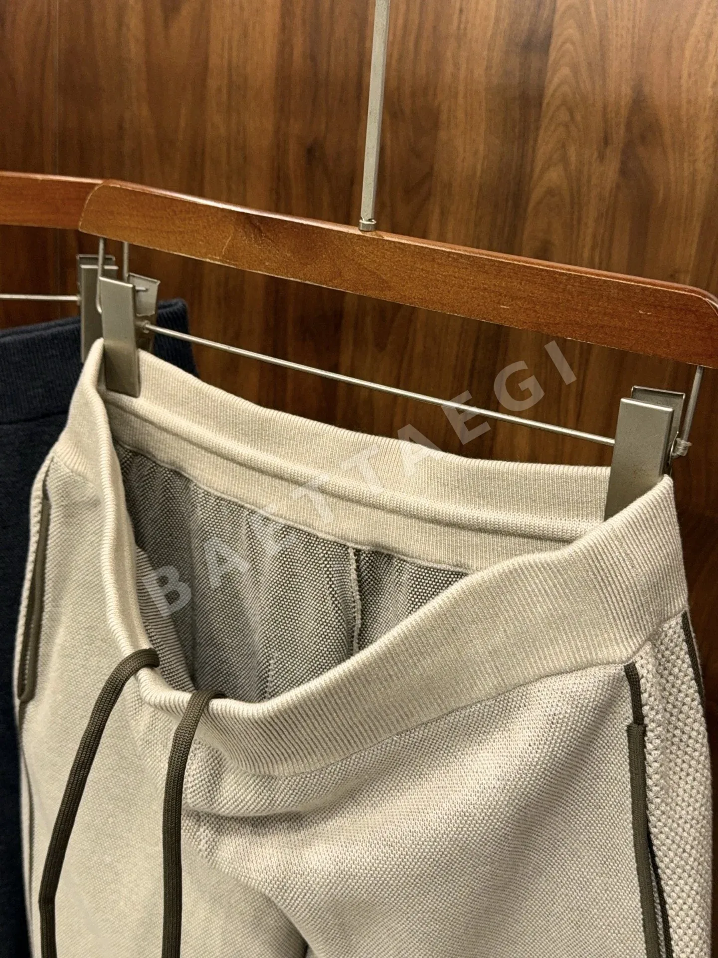벨루티 울 실크 혼방 니트 스웨트팬츠 남성 바지 상세 이미지 6