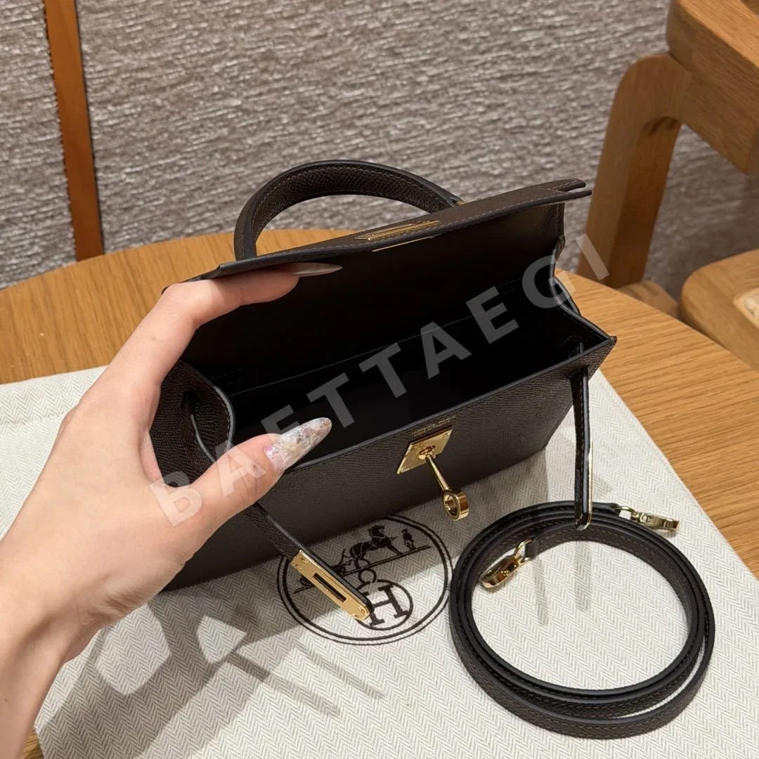 에르메스 미니 켈리 가죽 가방 상세 이미지 6