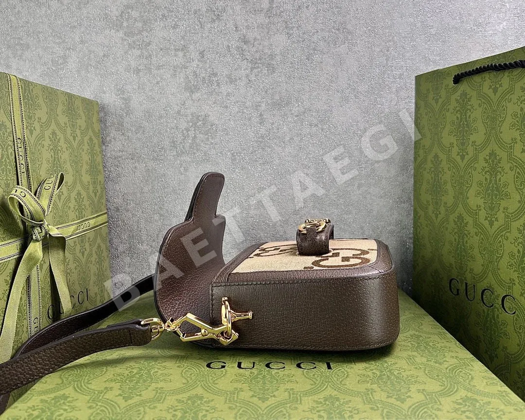 구찌 1955 더블 G 패브릭 미니 핸드백 상세 이미지 7