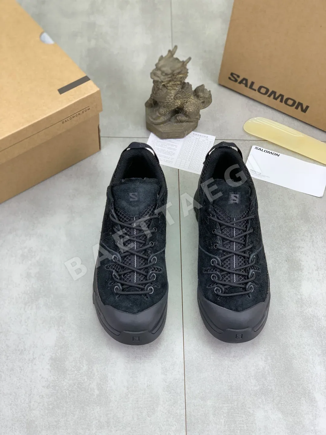 살로몬 XT-4 뮬 스웨이드 메시 여성 신발 상세 이미지 2