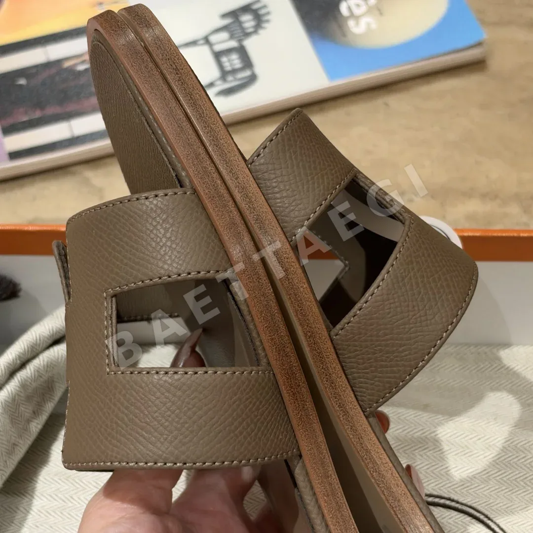 에르메스 오란 샌들 카프스킨 클래식 H 컷아웃 상세 이미지 8
